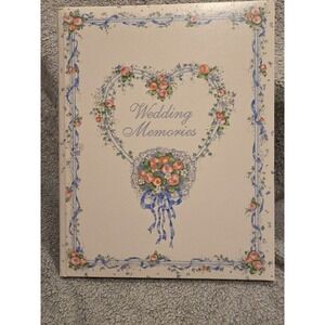 Vintage CR Gibson Lucy Rigg Wedding Book Album New No Box Cottage Floral